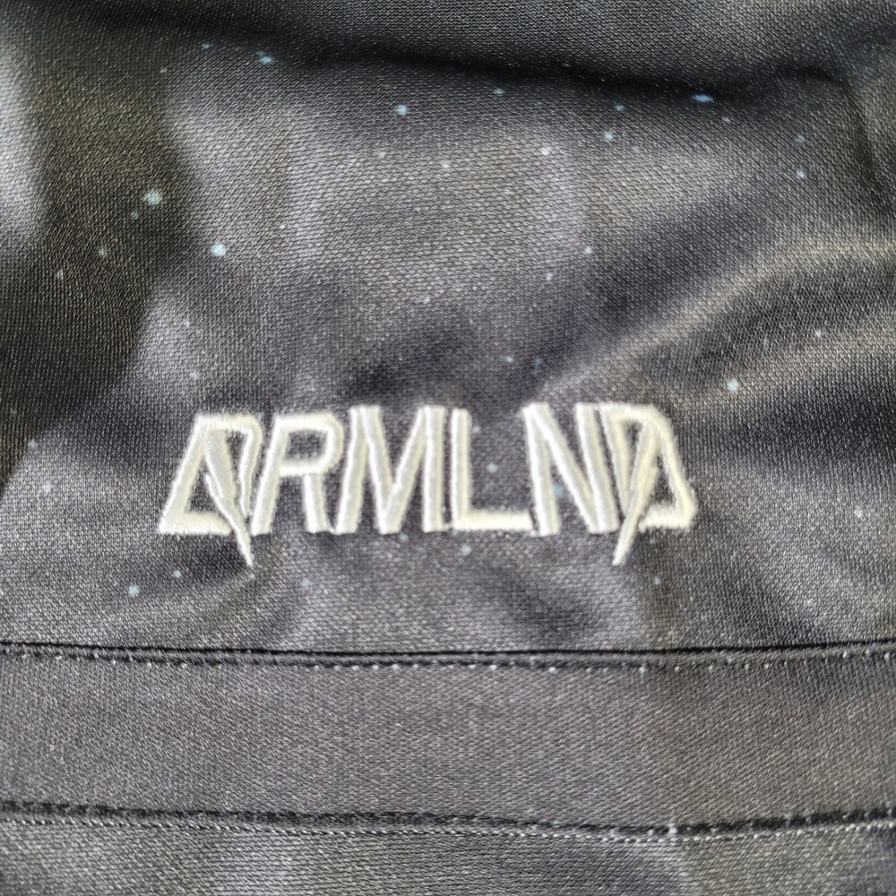 Dreamland Track Jacket Mens 3XL Black Galaxy Print Yellow DRMLND Streetwear - Picture 7 of 16